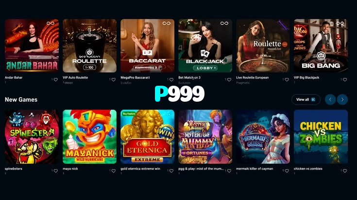 P999 casino presented on mobile device in Pakistan with slots and live games